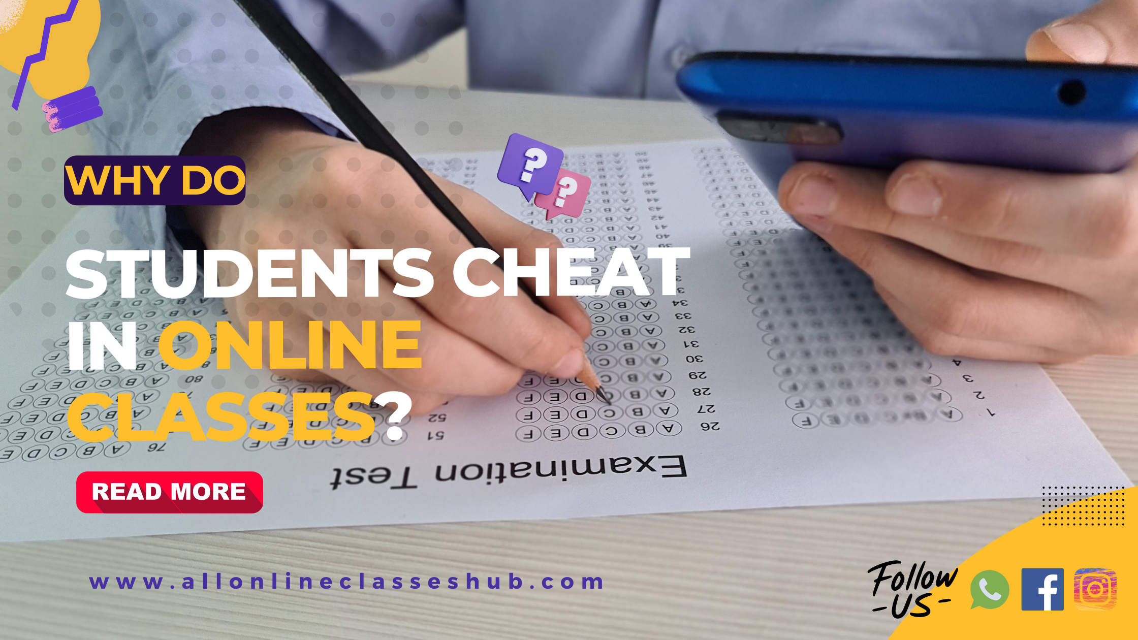 Why Do Students Cheat in Online Classes?